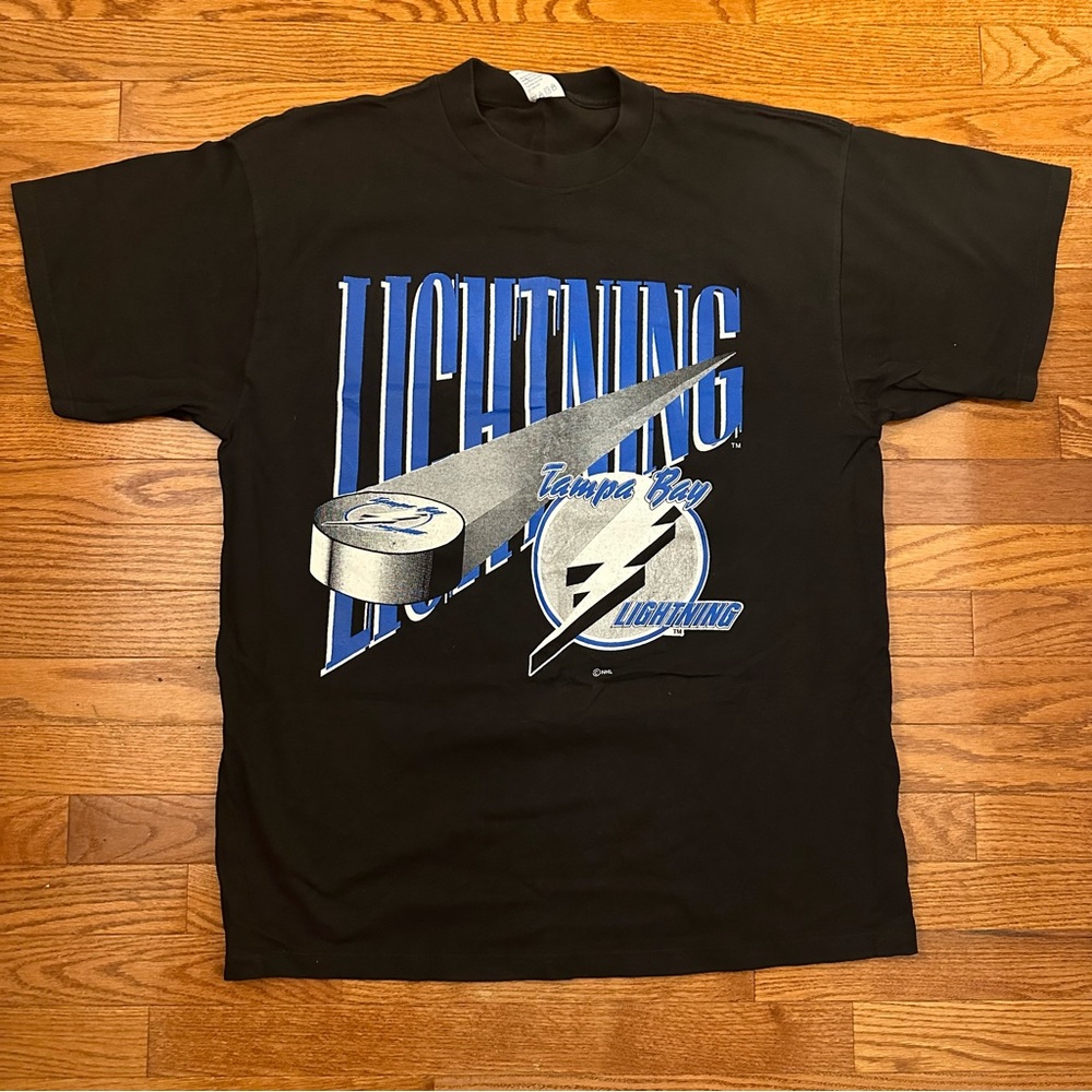 Vintage 90s Tampa Bay NHL competitor T shirt size XL